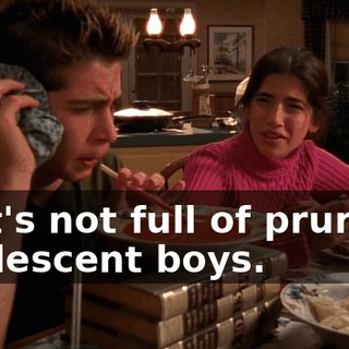 that's not full of prurient adolescent boys.
