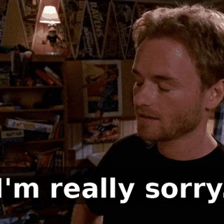 I'm really sorry.