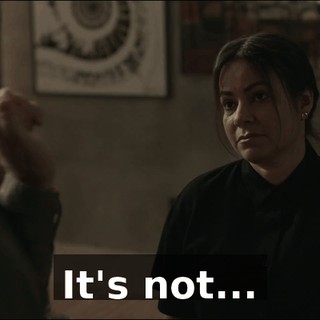 It's not...
