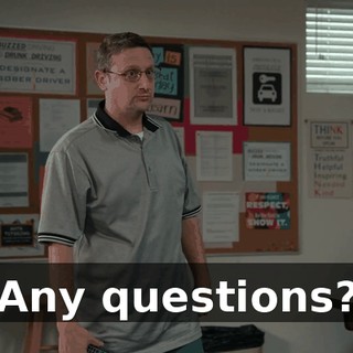 Any questions?