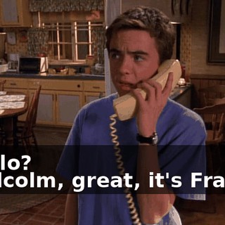 - Hello? - Malcolm, great, it's Francis.
