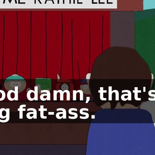 God damn, that's a big fat-ass.