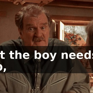 But the boy needs a job,