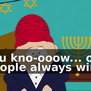 ♪ You kno-ooow... our people always win ♪