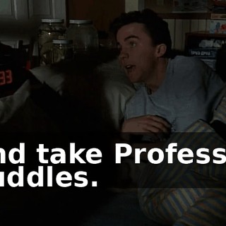 And take Professor Cuddles.