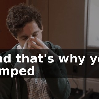 And that's why you jumped