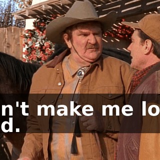 don't make me look bad.