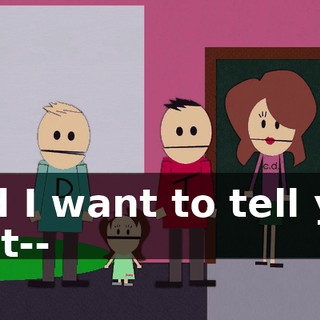 and I want to tell you that--
