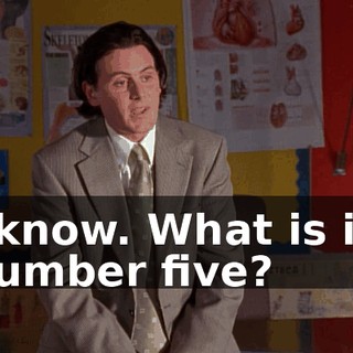 I know. What is it, number five?