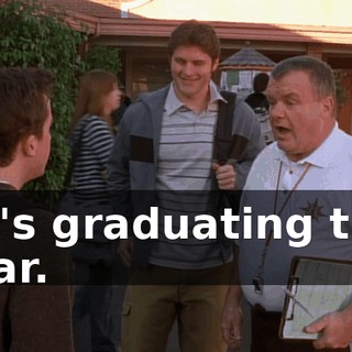 Ira's graduating this year.
