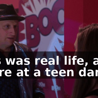 this was real life, and we're at a teen dance,