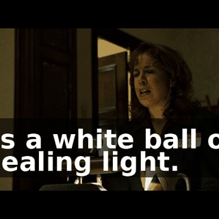 as a white ball of healing light.