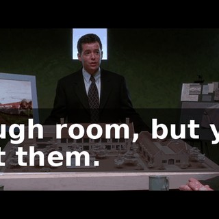 Tough room, but you got them.