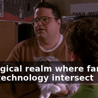 A magical realm where fantasy and technology intersect