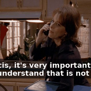Francis, it's very important that you understand that is not true.