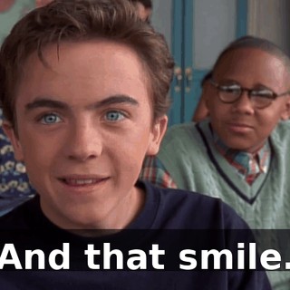 And that smile.