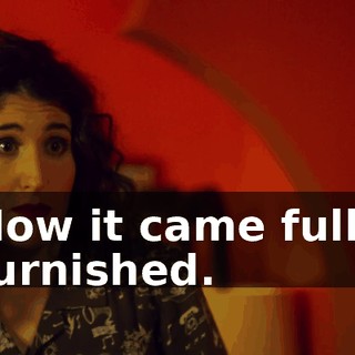 How it came fully furnished.