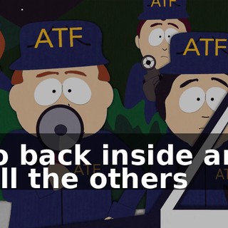Go back inside and tell the others