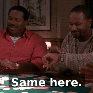 Same here.