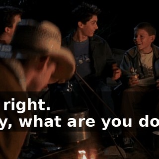 - All right. - Hey, what are you doing?