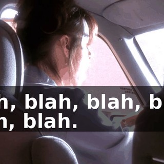 Blah, blah, blah, blah, blah, blah.
