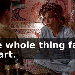the whole thing falls apart.