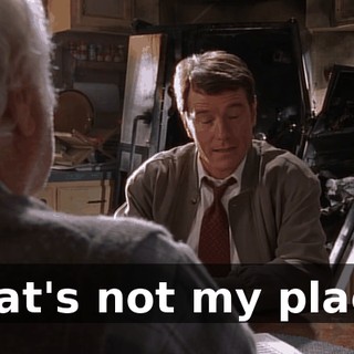 That's not my place.