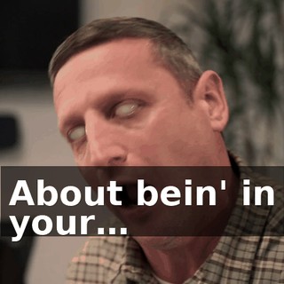 ♪ About bein' in your… ♪