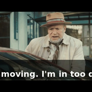 - No! - I'm moving. I'm in too deep.