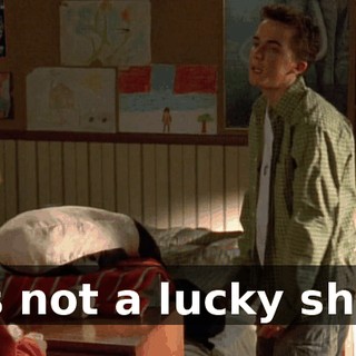 It's not a lucky shirt.