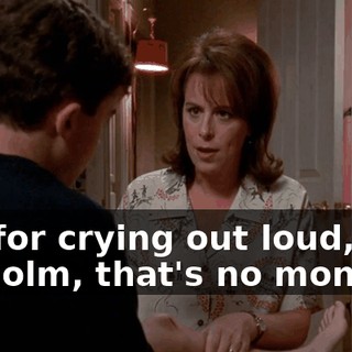 Oh, for crying out loud, Malcolm, that's no monster.