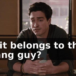 if it belongs to this Yang guy?