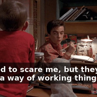 It used to scare me, but they have a way of working things out.