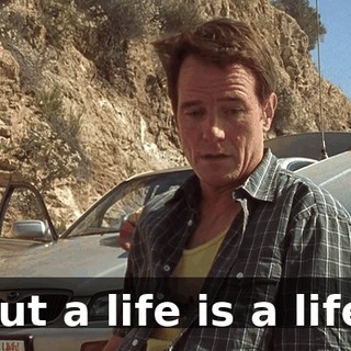 but a life is a life.