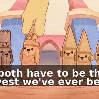 We both have to be the bravest we've ever been."