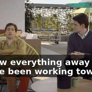 Throw everything away that we've been working toward?