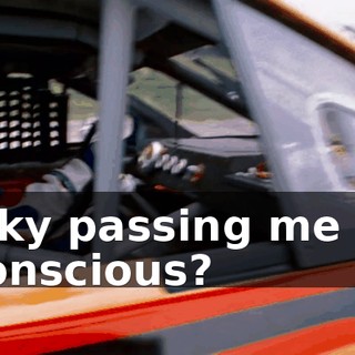 Is Ricky passing me in my subconscious?