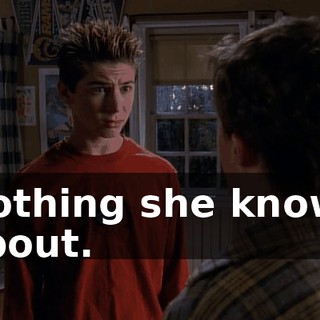 Nothing she knows about.
