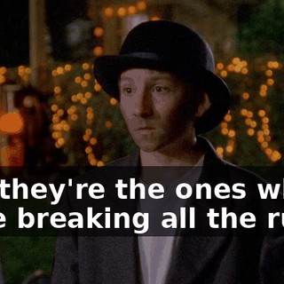 and they're the ones who were breaking all the rules.