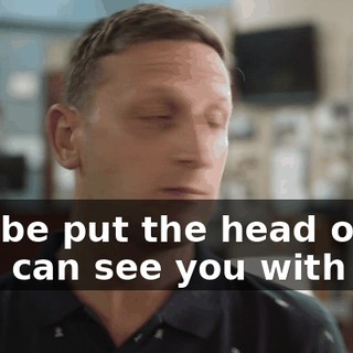 maybe put the head on so Jack can see you with it?