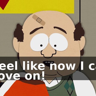 I feel like now I can move on!