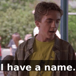I have a name.