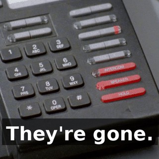 They're gone.