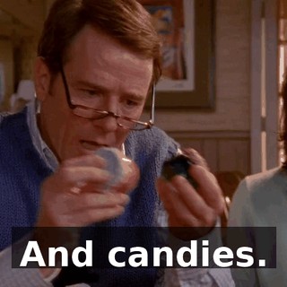 And candies.