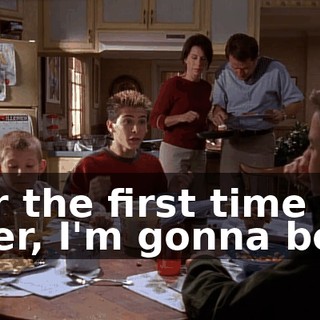 For the first time ever, I'm gonna be...
