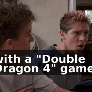 with a "Double Dragon 4" game.