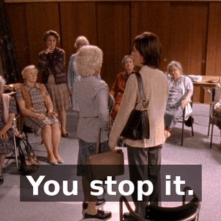 You stop it.