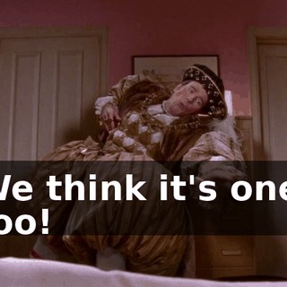 ♪ We think it's one, too! ♪