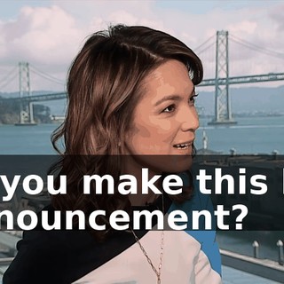 as you make this big announcement?