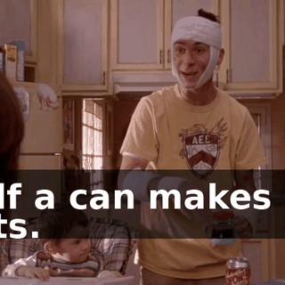 Half a can makes me nuts.